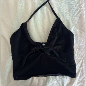 Garage cotton halter top